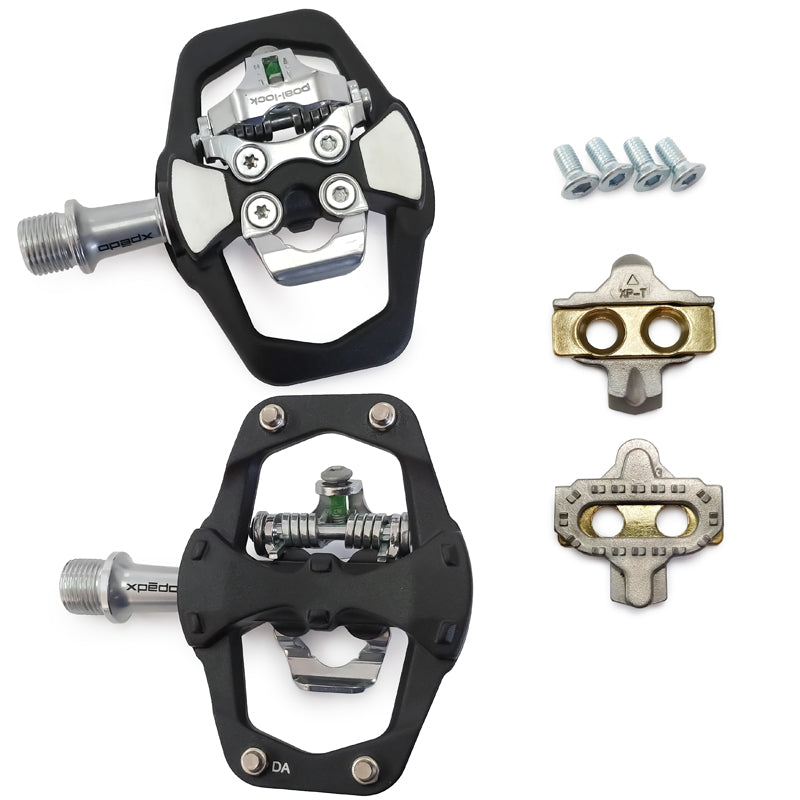 xpedo traverse duo kombi-pedal Xpedo Traverse Duo (Dual) Clipless Pedal System – 360 Bikes 'n Boards