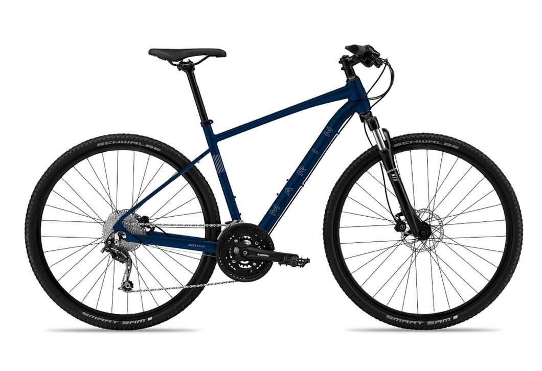 Marin San Rafael DS2 Complete Dual Sport Hybrid Bicycle - Blue