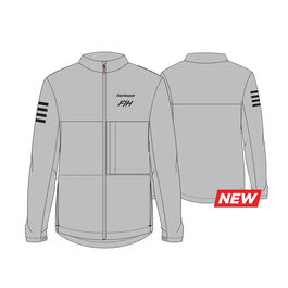 Fasthouse Tracker Packable Windbreaker - Light Gray