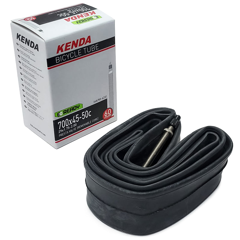 Kenda 700 x 45-50c Presta Valve Inner Tube 60mm E-Ready