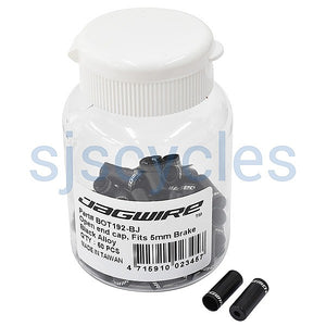 Jagwire Open End Cap, Fits 5mm Brake - Black