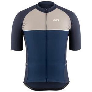 Louis Garneau Buck Jersey - Grey White Line Navy