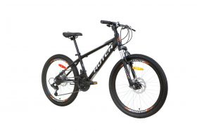 Hutch Barracuda 2.0 Disc 24" Complete Kids Bicycle - Black/Red/Grey - PICKUP ONLY