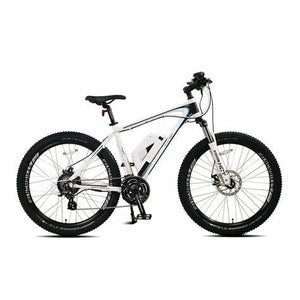 NCM Prague 27.5" Trail Electric Complete Bicycle - White - PICK-UP ONLY