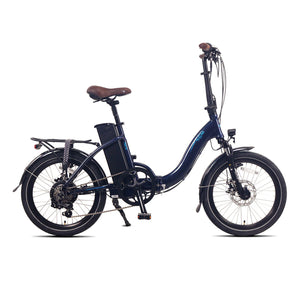 NCM Paris 20" Folding Complete Electric Bicycle - Dark Blue - PICK-UP ONLY