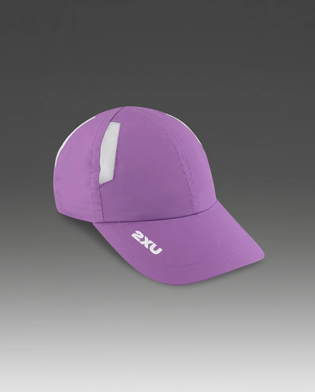 2XU Run Cap - Thistle/White