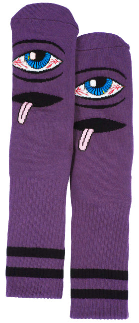 Toy Machine Bloodshot Eye Socks - purple