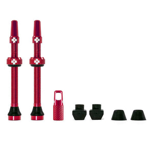 Muc-Off Tubeless Valves- Red 44mm