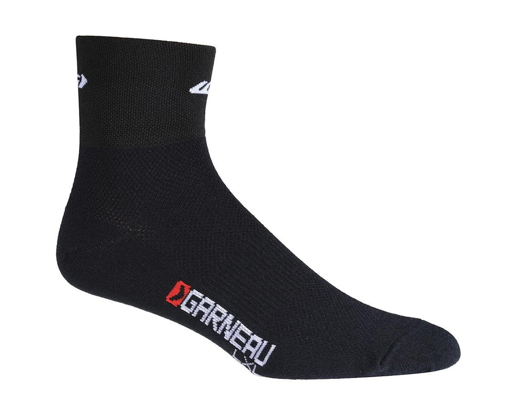 Garneau Men's Mid Versis Cycling Socks (3 Pack) - Black
