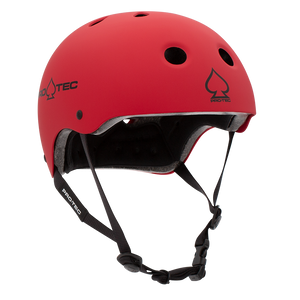 Pro-tec Classic Skate Matte Red Certified Helmet
