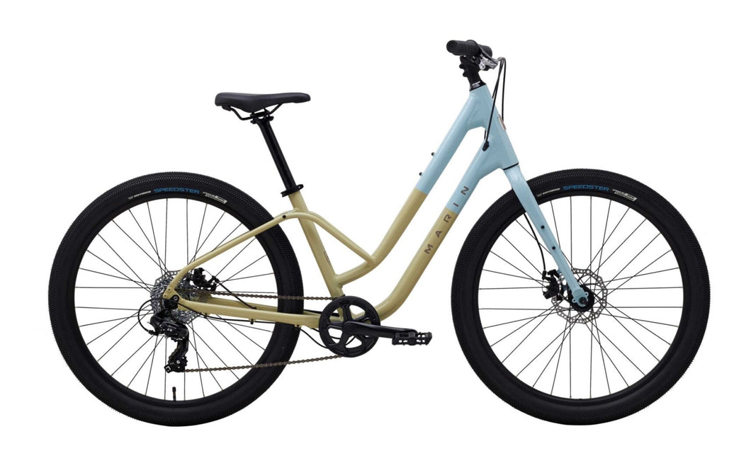 Marin Stinson 1 ST Hybrid Complete Bicycle - Tan/Blue