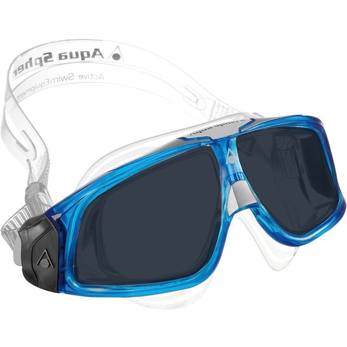 Aqua Sphere Seal 2.0 Swim Goggles - Smoke Lens/Light Blue