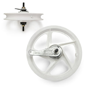 DAMCO 121/2" x 21/4" Plastic White Wheel