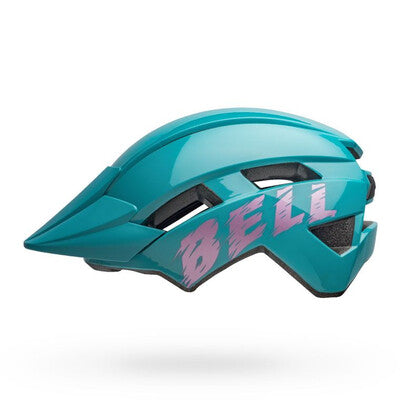 Bell Sidetrack II Helmet - Buzz Gloss Light Blue/Pink