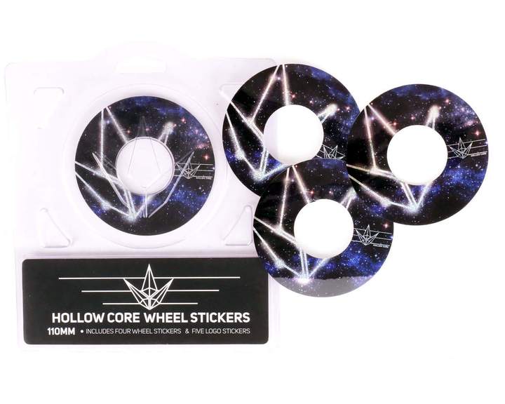 Envy Hollow Core 110mm Scooter Wheel Stickers - Galaxy Logo