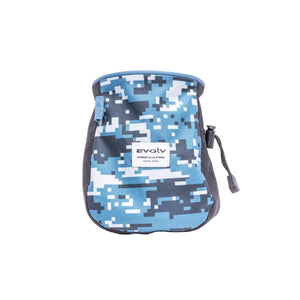 Evolv Camo Chalk Bag - Digi Blue