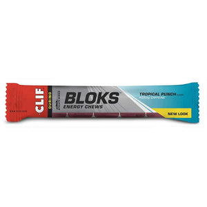 Clif Bloks Tropical Punch Chews Caffeinated