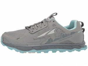 Altra Women's Lone Peak 4.5 Trail Running Shoes - Grey/Turquoise
