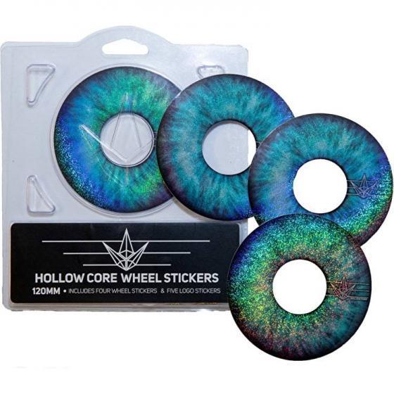 Envy Hollow Core 110mm Scooter Wheel Stickers - Blue Eye