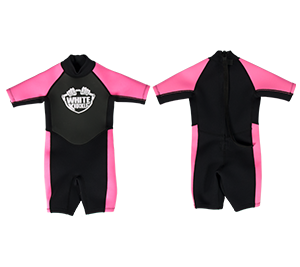 White Knuckle Kids Shorty Wetsuit - Girls