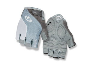Giro Stradamassa SuperGel Woman's Cycling Gloves-Silver/White