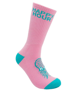 Happy Hour Socks - Pink