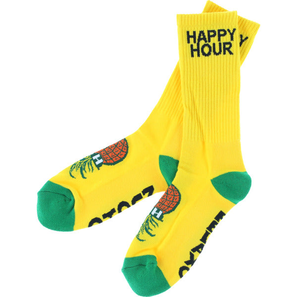 Happy Hour Socks - Yellow