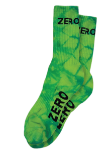 Zero Socks - Green Tie Dye