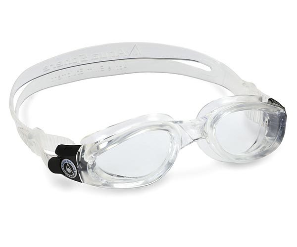 Aqua Sphere Kaiman Swim Goggles - Clear and Clear Lens