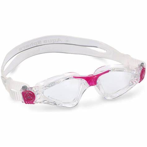 Aqua Sphere Kayenne Compact Fitness Swim Goggles - Clear Lens/Pink Clear Lens