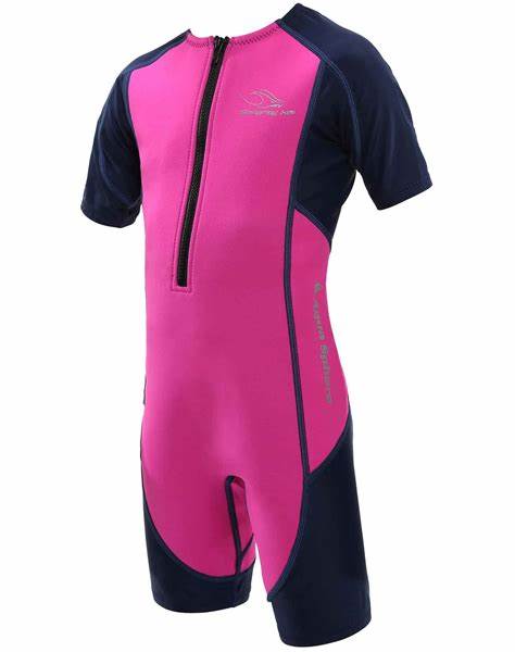 Aquasphere Stingray Neoprene Shorty Wetsuit - Pink/Blue