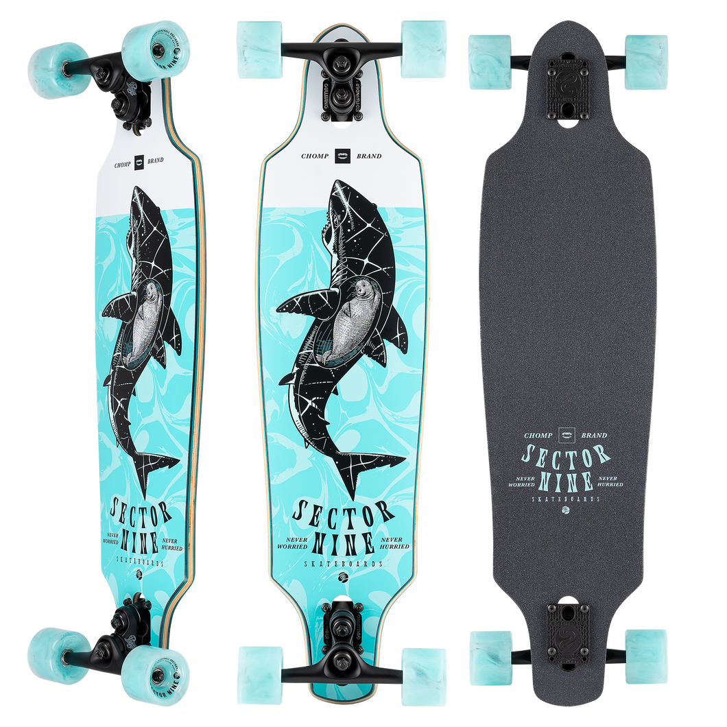 Sector 9 Roundhouse Great White Complete Longboard
