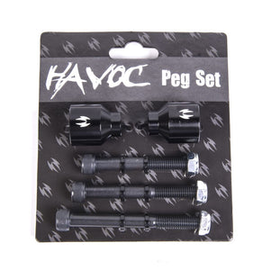 Havoc Scooters Peg Set - Black