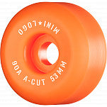 Mini Logo Hybrid A-Cut 53mm 90A Skateboard Wheels - Orange (4pk)