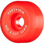 Mini Logo Hybrid A-Cut 53mm 90A Skateboard Wheels - Red (4pk)