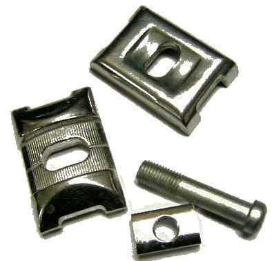 Babac Silver Alloy Seat Post Hardware Kit