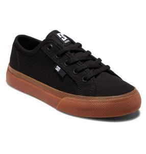 DC Kid's Manual Skate Shoes - Black/Gum