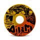ATM Skateboards Sticker Orange / Red Skateboard Wheels - 51mm 99a (Set of 4)