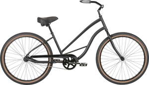 Del Sol Women's Cantina ST Complete Cruiser Bicycle - Matte Black - PICK UP ONLY