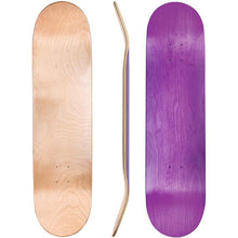 Load image into Gallery viewer, Green Top Purple Bottom Skateboard Deck 7.75&quot;
