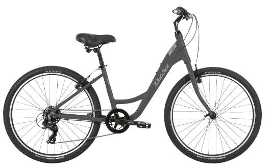 Del Sol Women's Lxi Flow 1 ST Complete Hybrid Bicycle - Charcoal - PICK UP ONLY