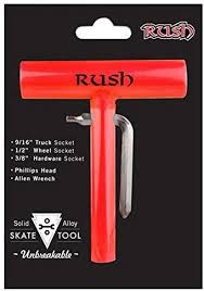 Rush Red Skateboard Tool