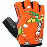 Garneau Kid Ride Junior Cycling Gloves - Dinosaur