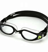 Aqua Sphere Kaiman EXO Swim Goggles - Black/Green and Clear Lens
