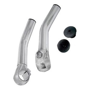 Babac Bar Ends Silver Alloy