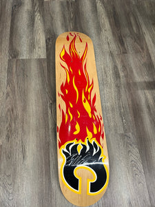 Calgary Flames Signed Skateboard Deck