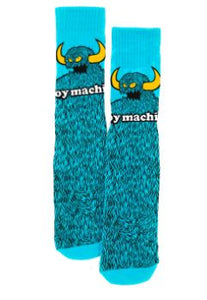 Toy Machine Furry Monster Socks - Blue