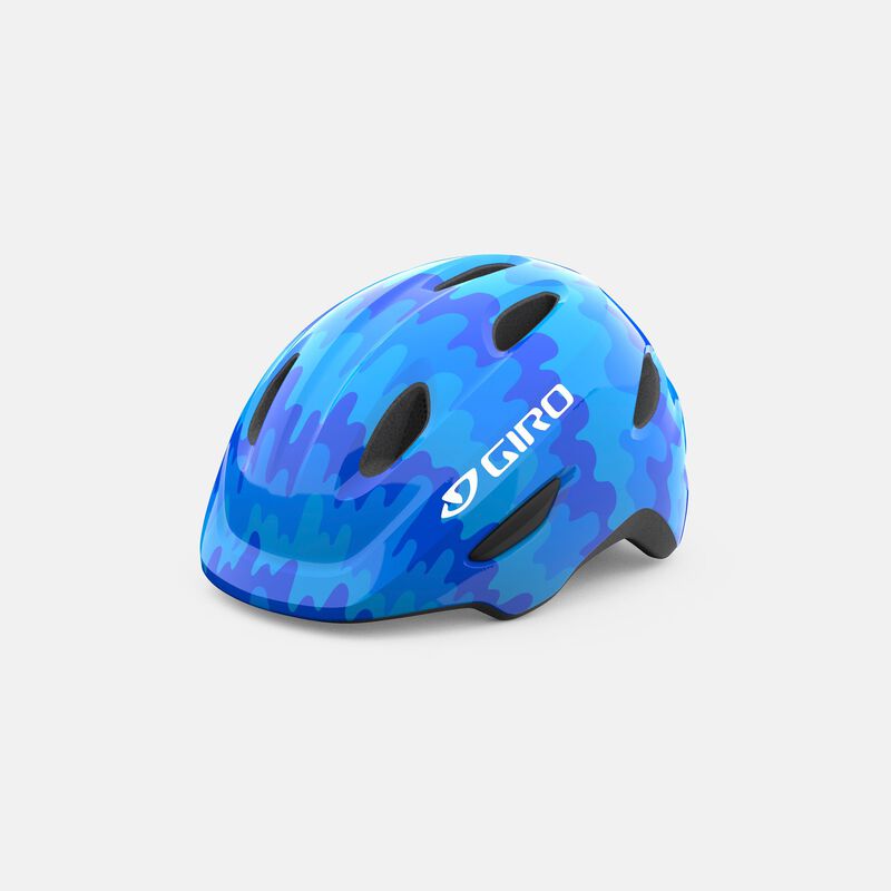Giro Scamp Blue Splash Helmet – 360 Bikes 'n Boards
