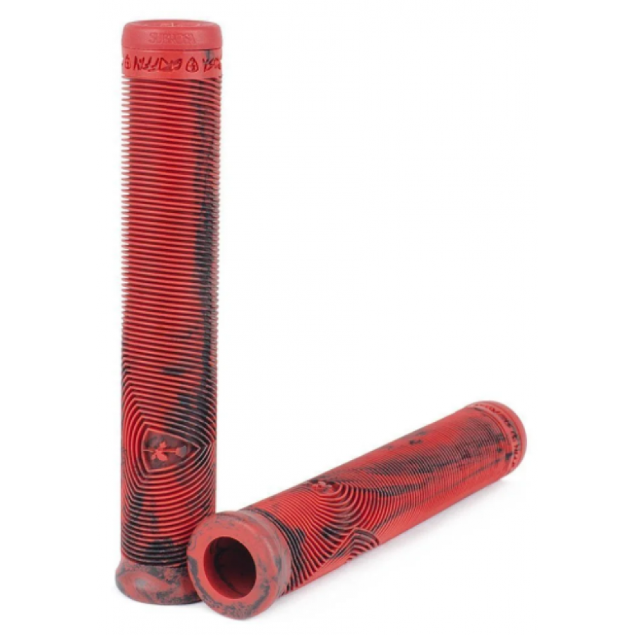 Subrosa Griffin DCR Grips - Black/Red Swirl