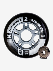 K2 Performance 84mm 82A 8pack Roller Skate Wheels